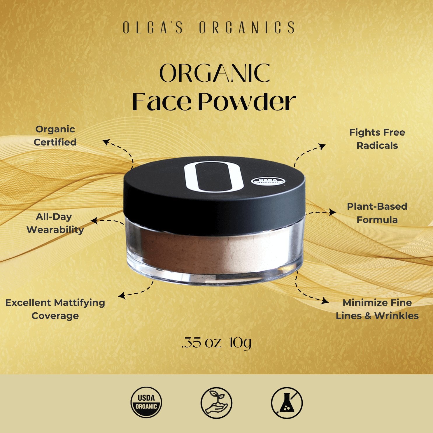 Organic Face Powder - Olga's Organics